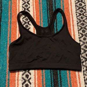 Black Sports Bra